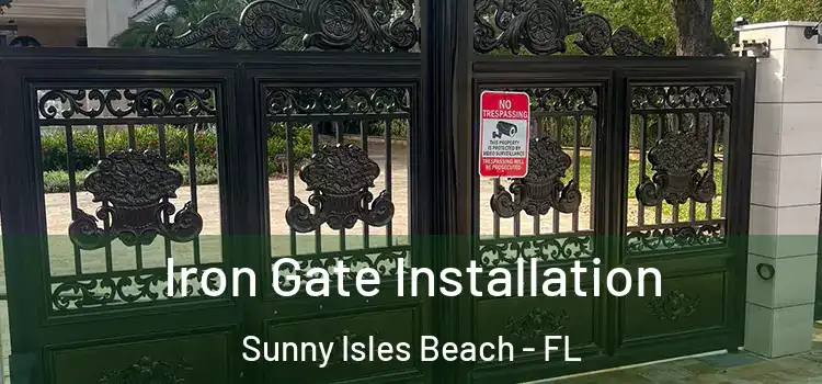Iron Gate Installation Sunny Isles Beach - FL